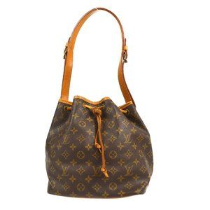 00118340# Louis Vuitton Shoulder Bag Petit Noe Drawstring Monogram